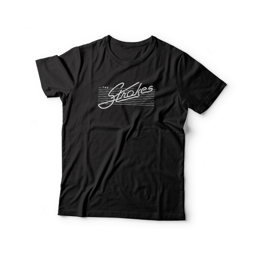 Remera The Strokes: Logo Líneas – 2