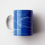 Taza Volver al Futuro: Delorean Blue Sheet – 3