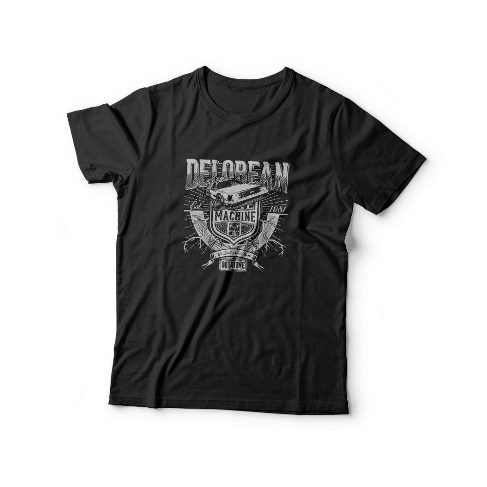Remera Volver al Futuro: Delorean – 2