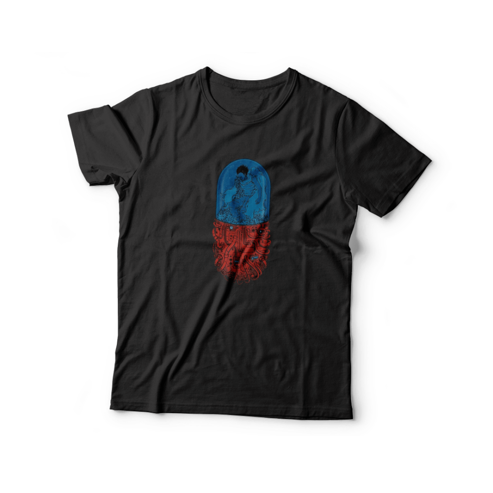 Remera Akira: Red and Blue Pill – 2