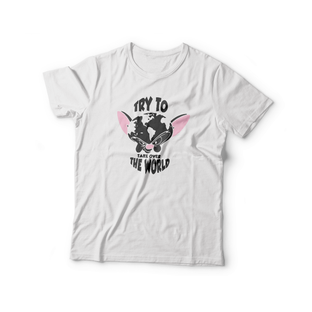 Remera Pinky y Cerebro: Take Over the World – 1