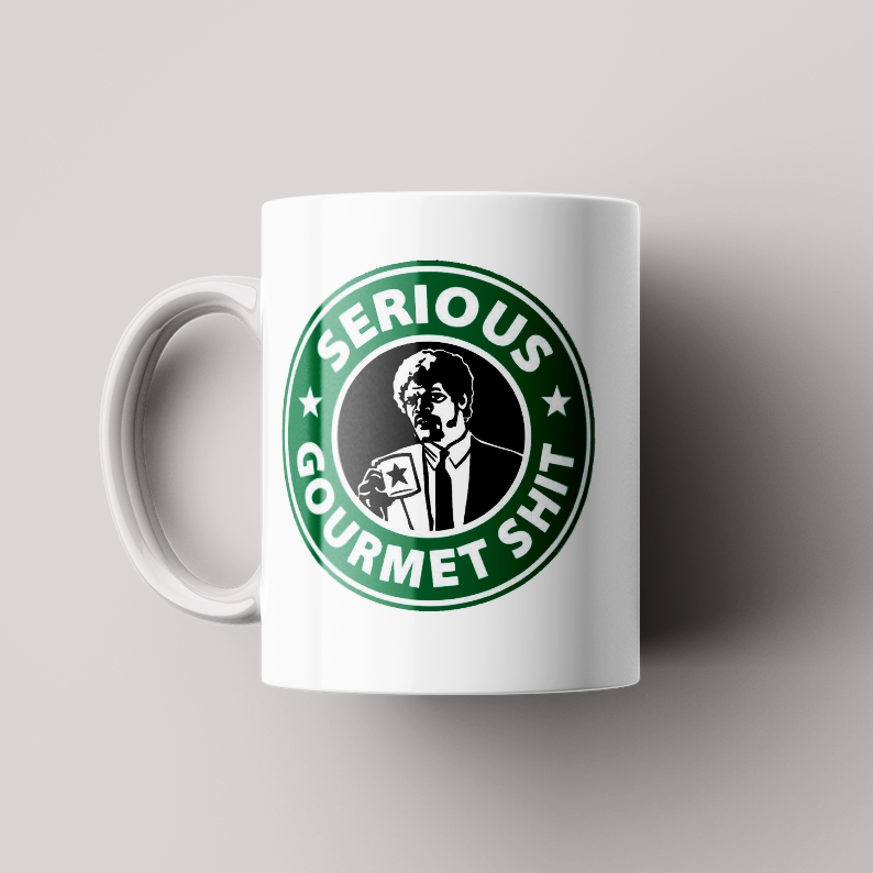 Taza Pulp Fiction: Serious Gourmet Shit – 1
