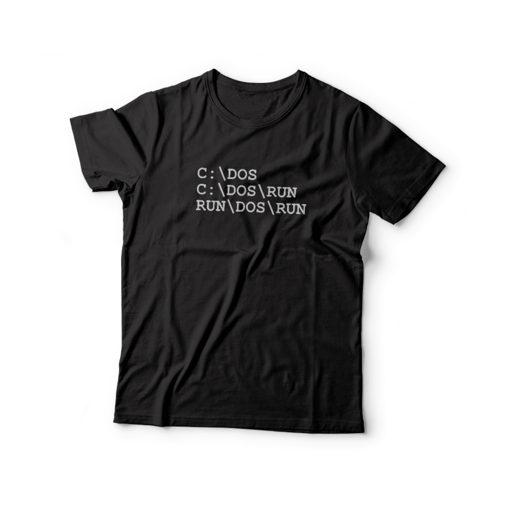 Remera The Simpsons: C:/DOS/RUN – 1
